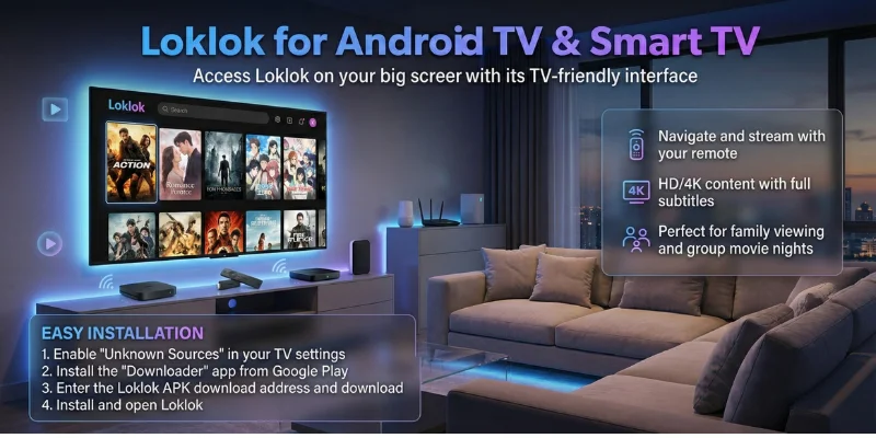 Loklok for android tv